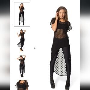 BM Sheer Spot Waterfall Top